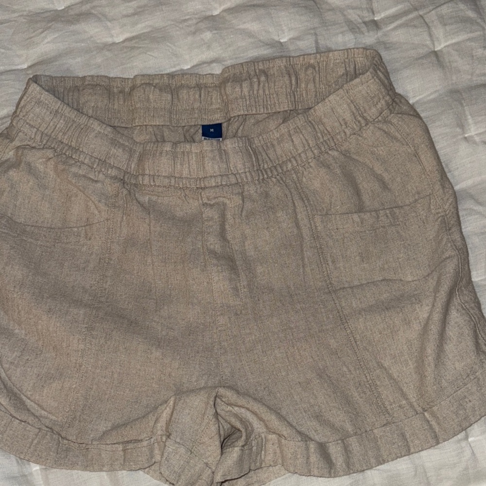Old Navy High Waist Linen Shorts